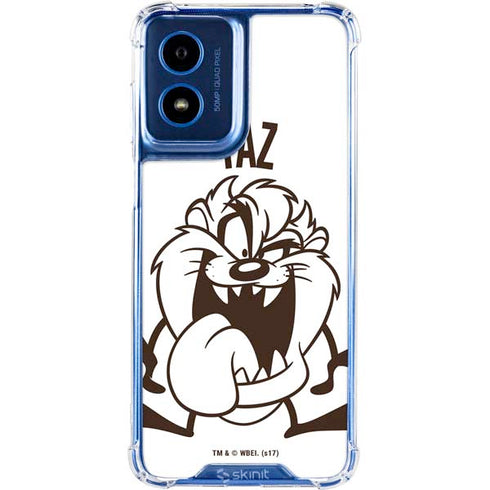 Looney Tunes Taz Big Head Moto G 5G (2024) Clear Case